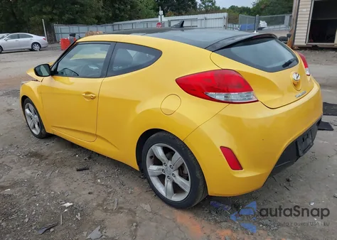 2014 Hyundai Veloster Base W/Black z USA, uszkodzony, nr VIN KMHTC6AD2EU192624